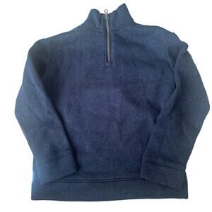 Old Navy Boy's Navy Blue Fleece Pullover - Size L (10-12)